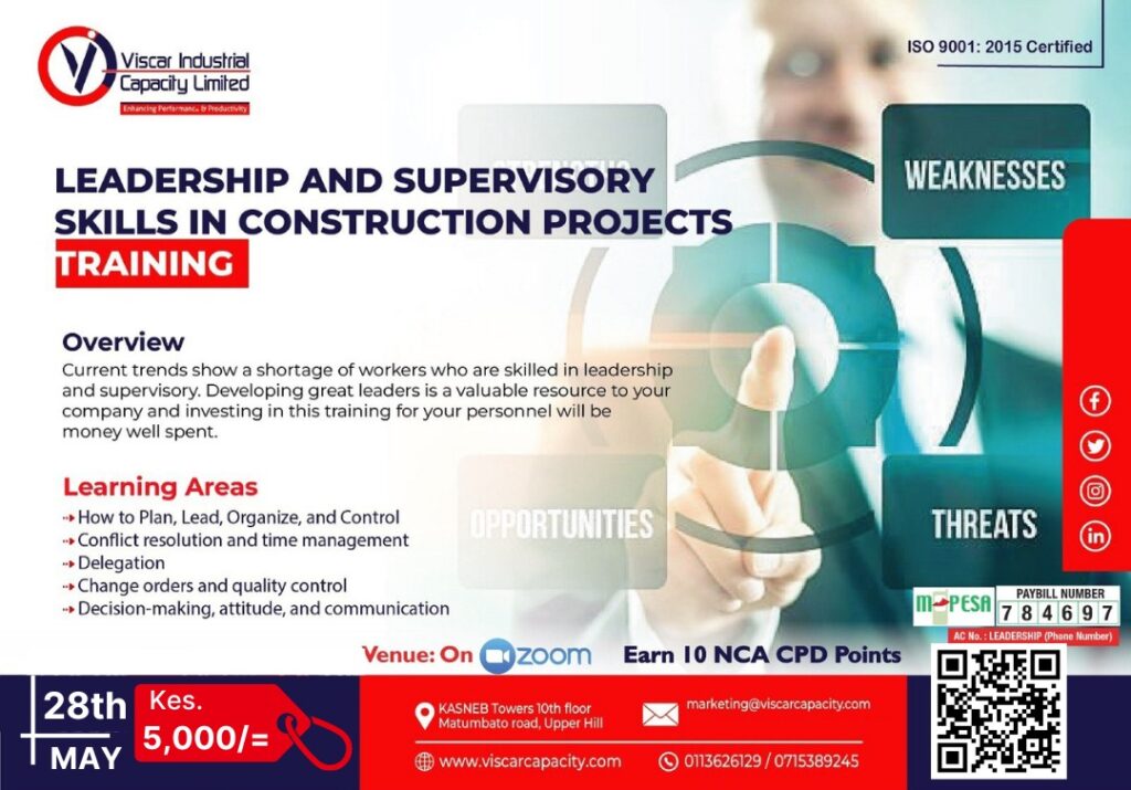 Upcoming Trainings | Viscar Industrial Capacity Ltd | Viscar Industrial ...